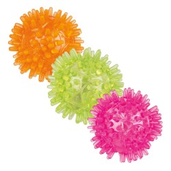 Trixie Rubber Dog Toy Hedgehog Ball With Light 5cm